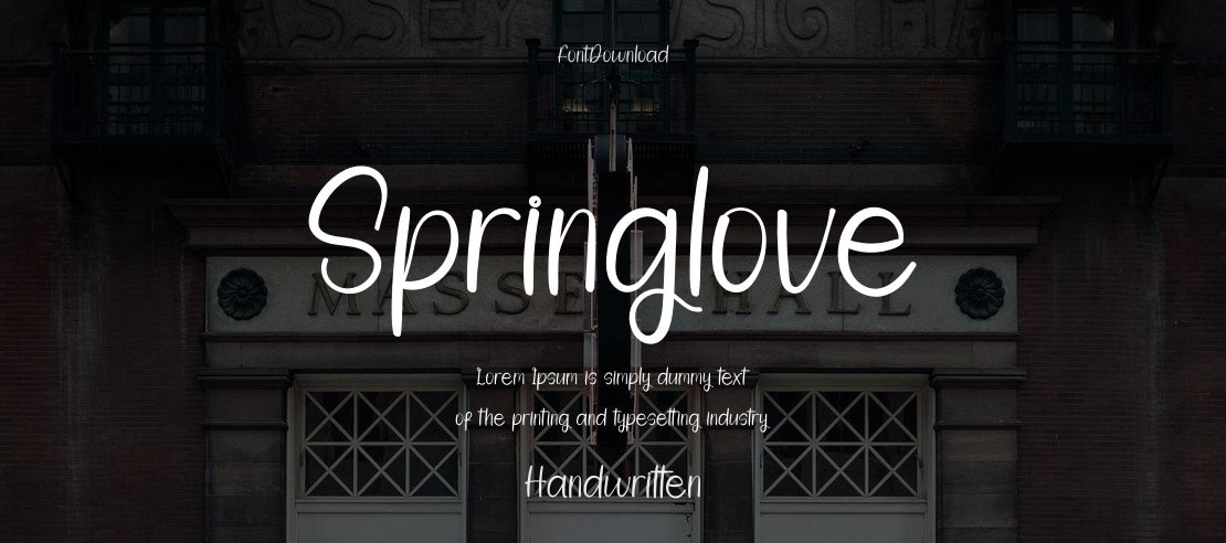 Springlove Font