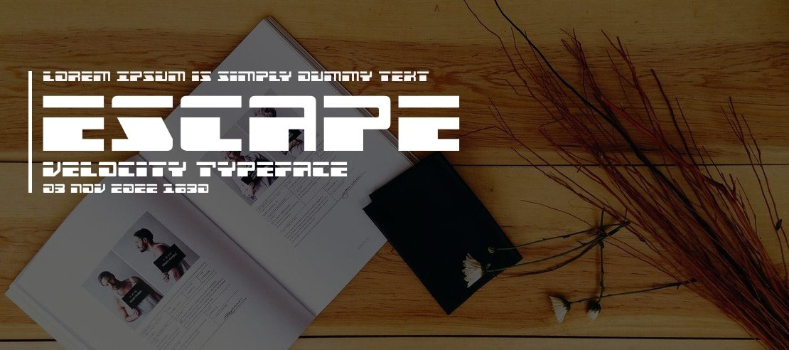 Escape Velocity Font Family