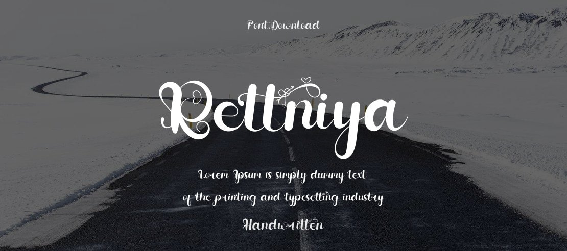 Rettniya Font