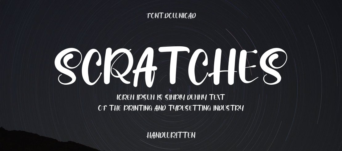 Scratches Font