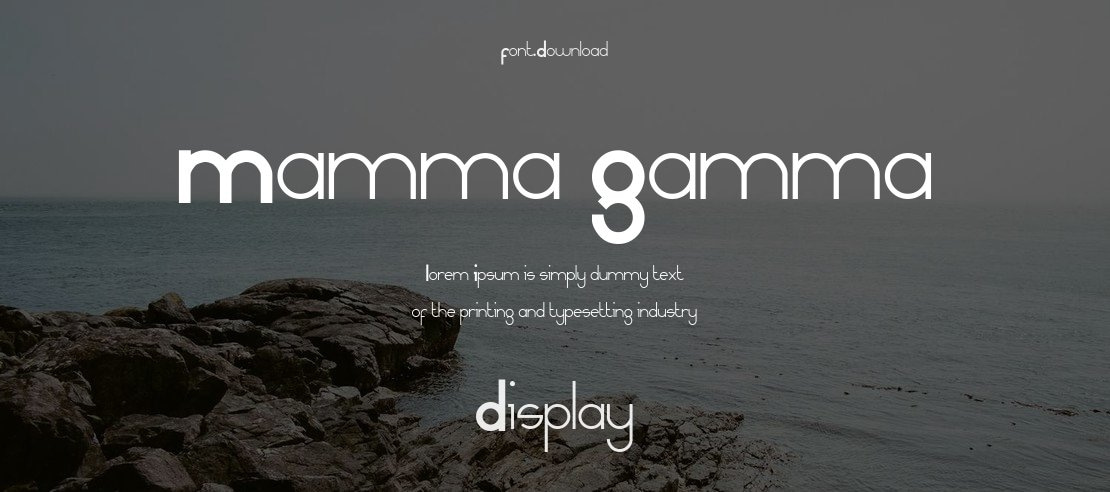 Mamma Gamma Font