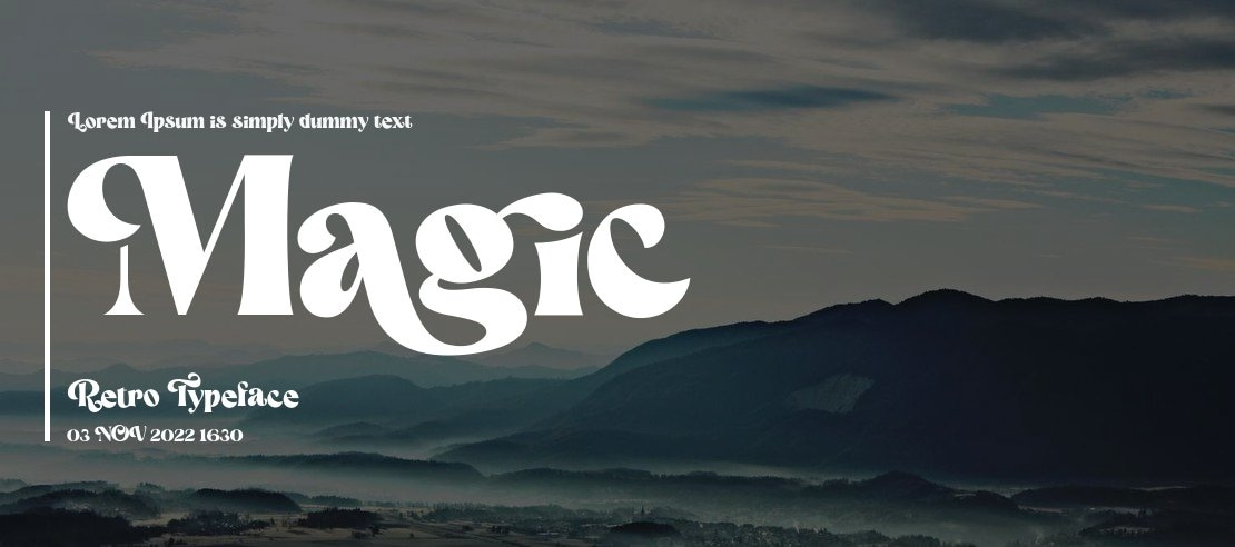 Magic Retro Font