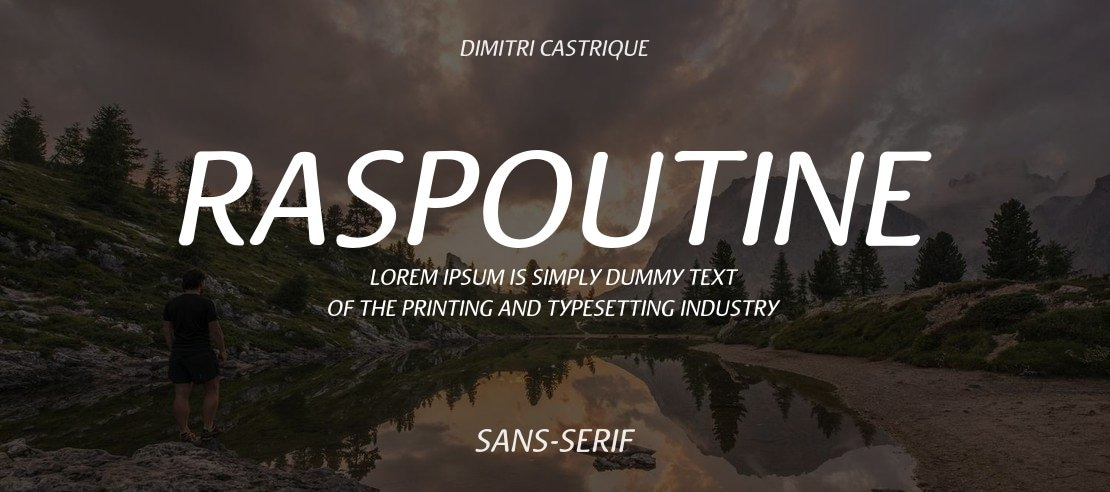 Raspoutine Font Family