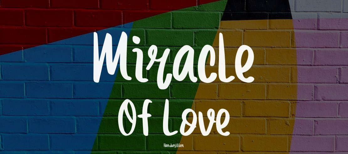 Miracle Of Love Font