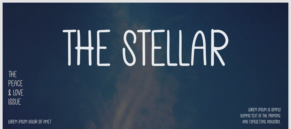 The Stellar Font