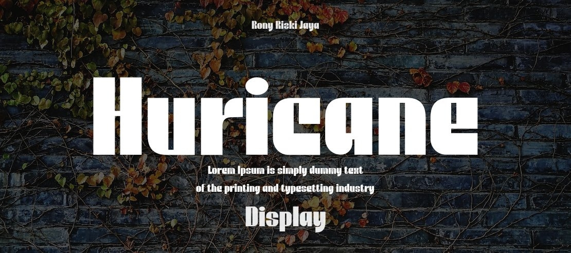 Huricane Font