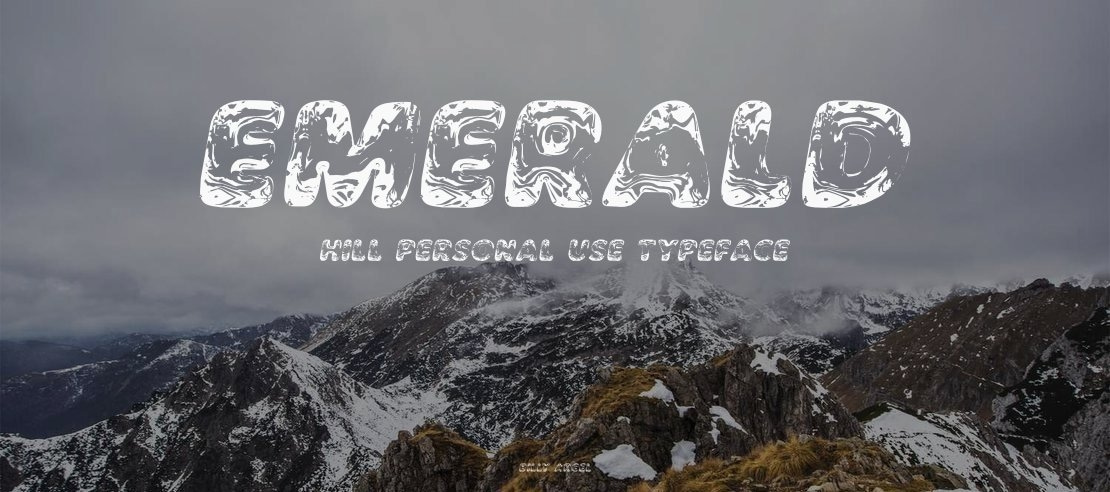 EMERALD HILL PERSONAL USE Font Family