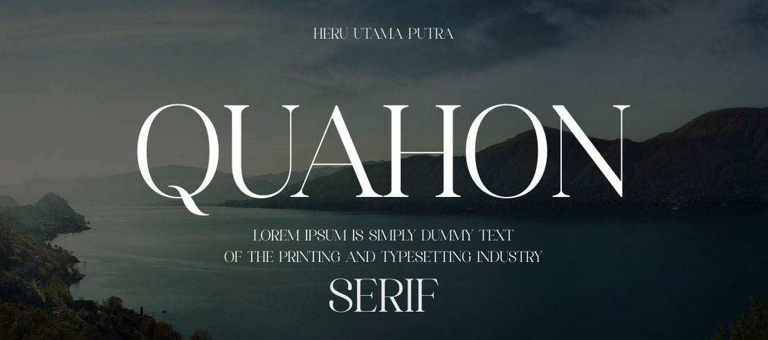 Quahon Font