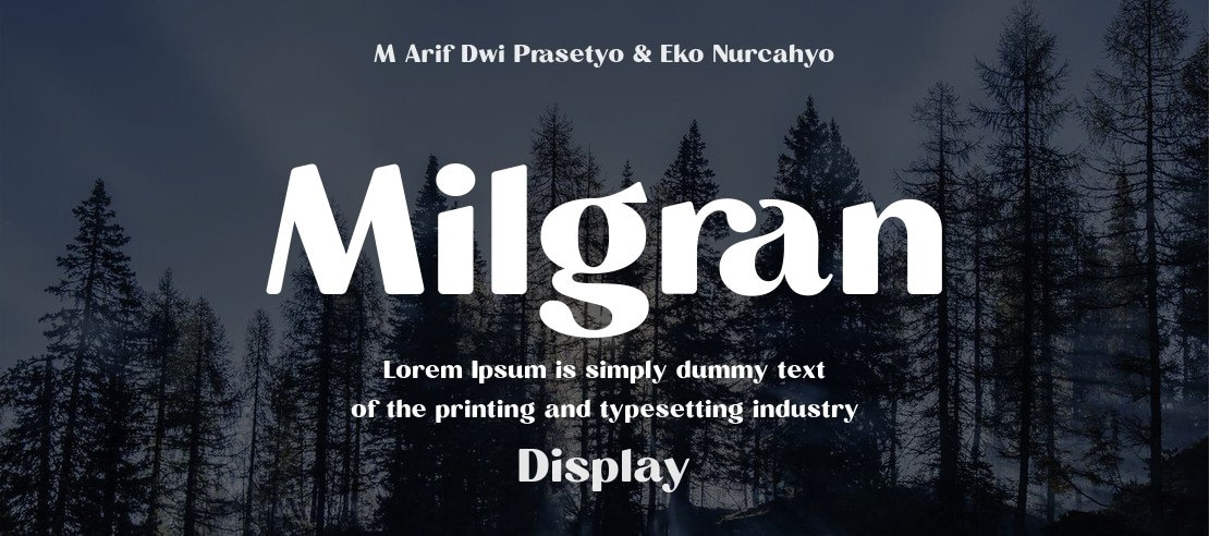 Milgran Font Family