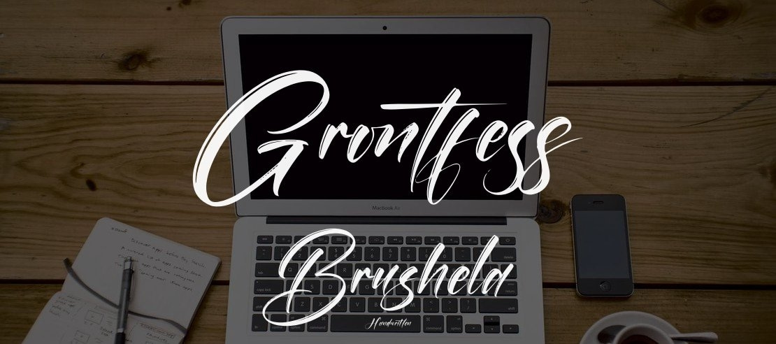 Grontfess Brushela Font