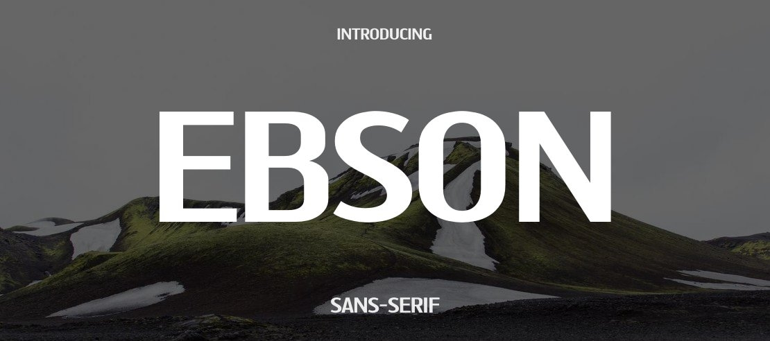 Ebson Font