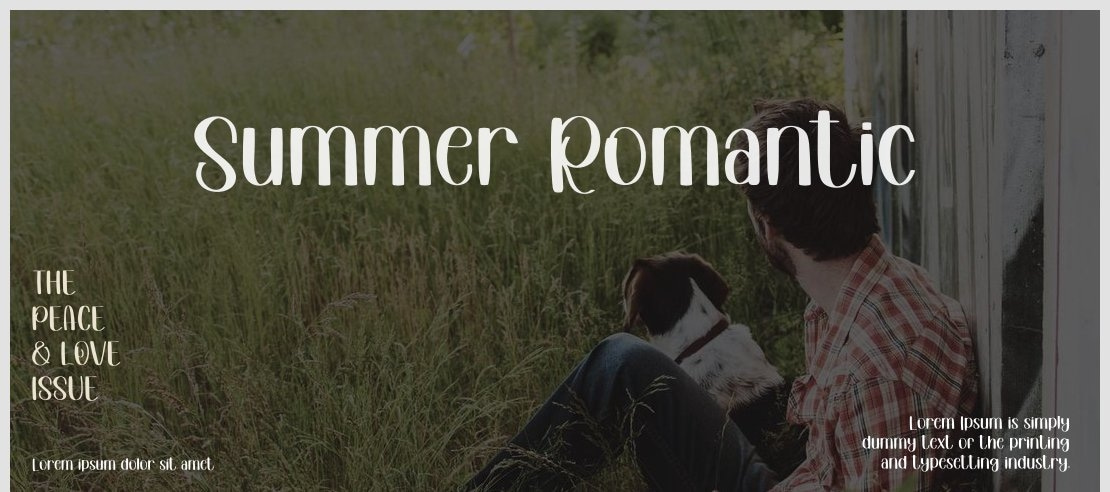 Summer Romantic Font