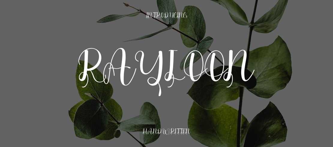 Rayloon Font