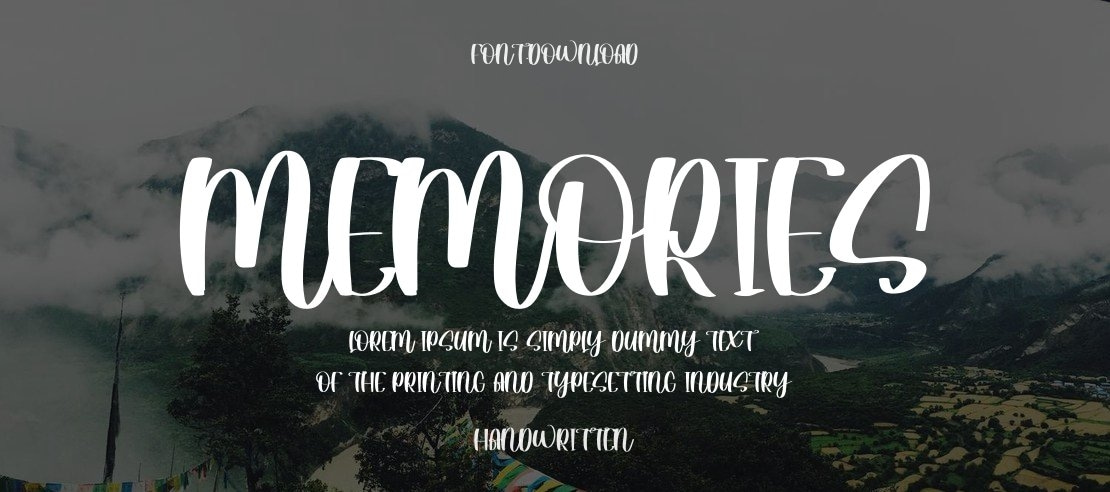 Memories Font