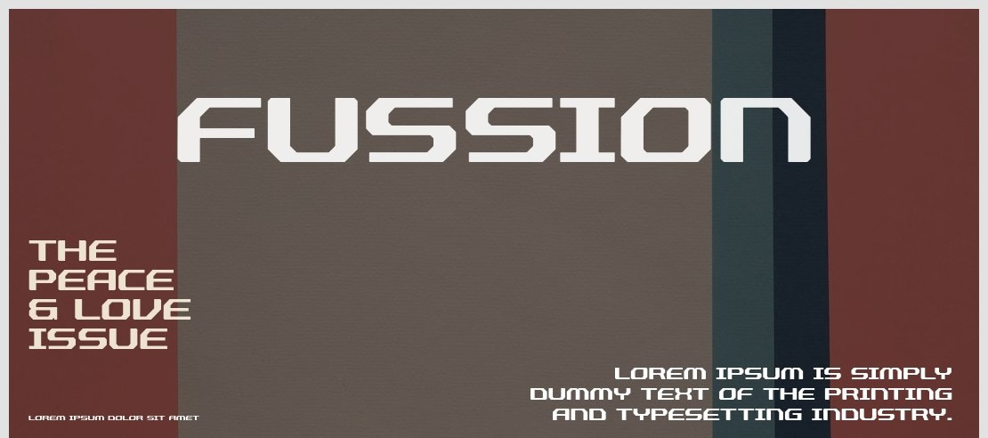 Fussion Font