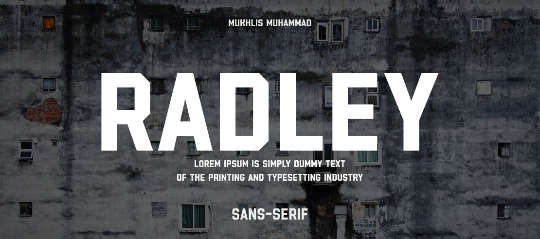 Radley Font