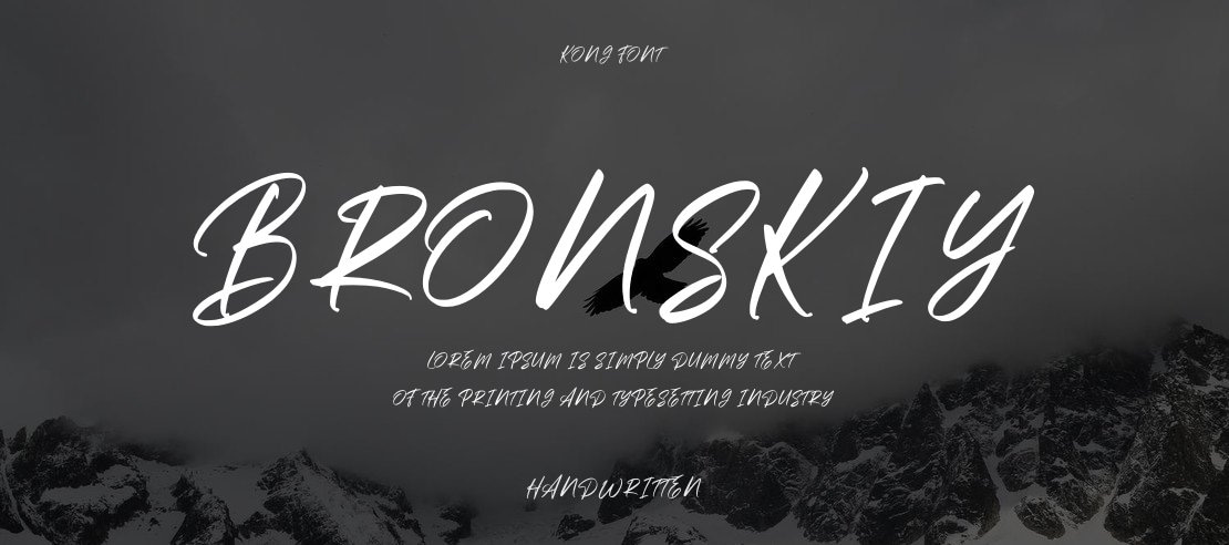 Bronskiy Font