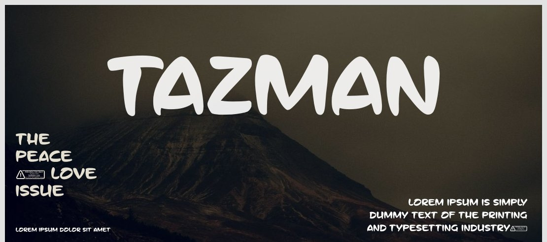 Tazman Font