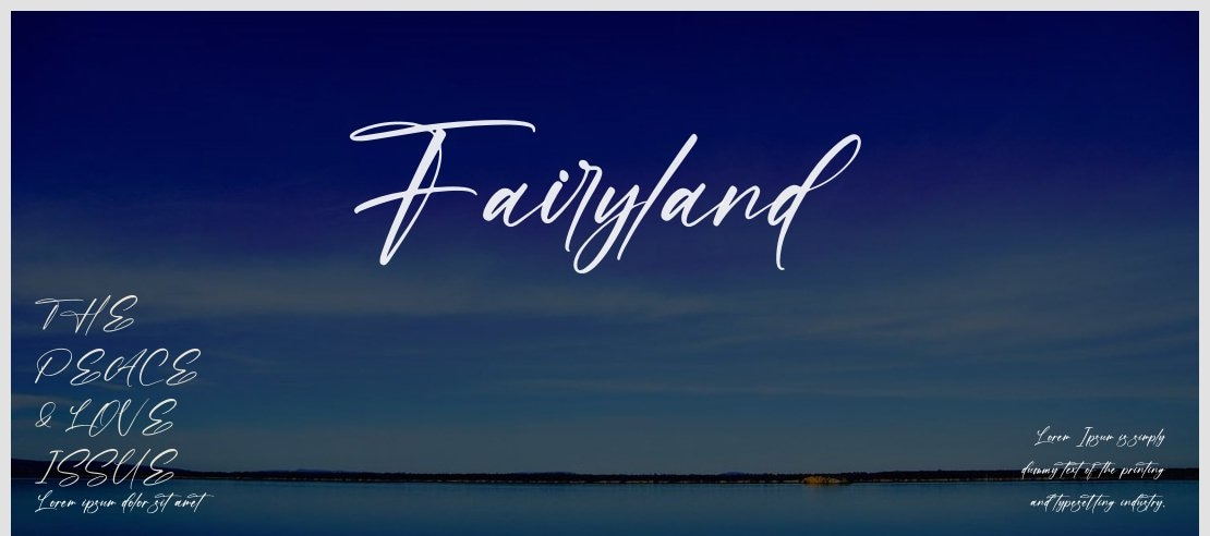 Fairyland Font