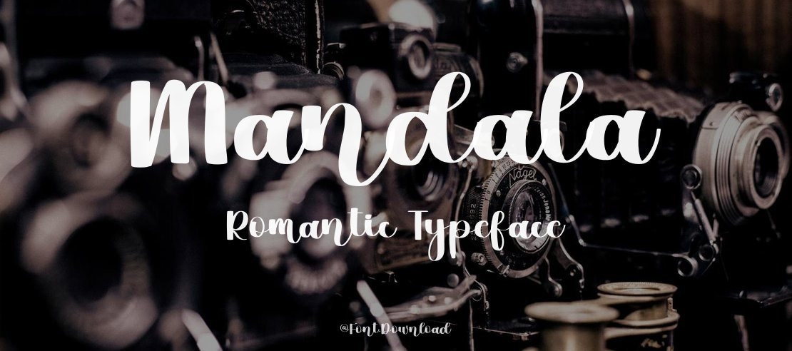 Mandala Romantic Font