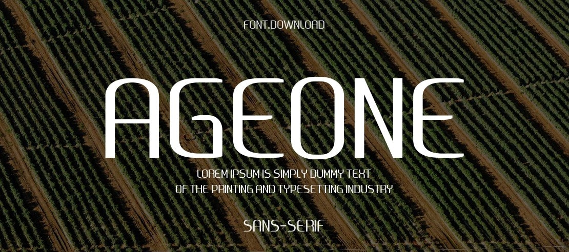Ageone Font Family