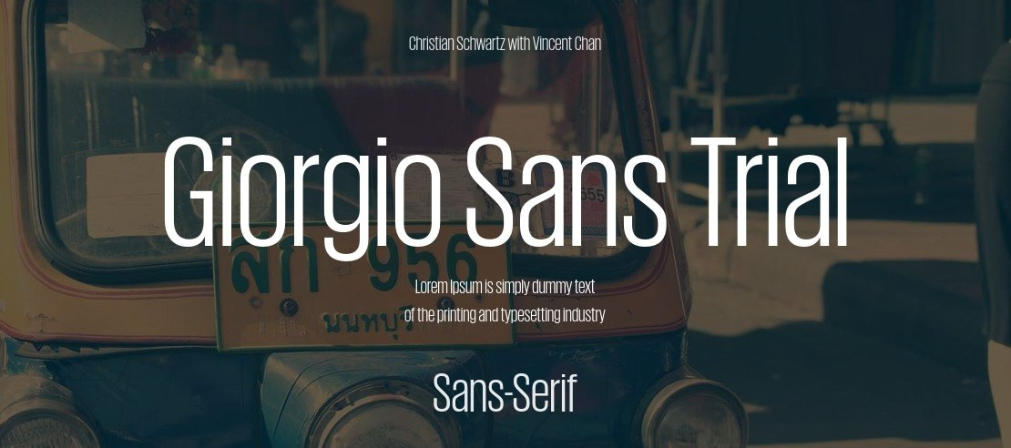 Giorgio Sans Trial Font Family