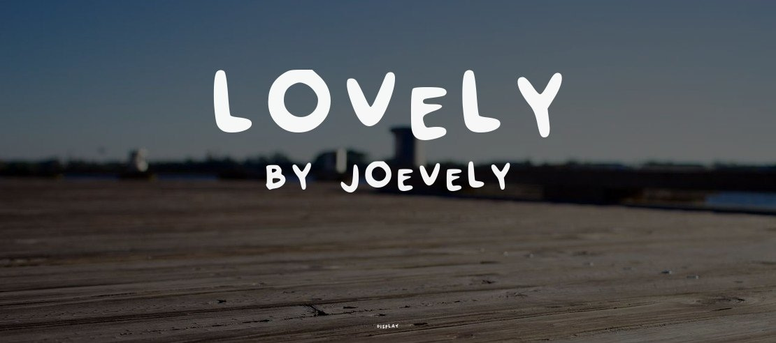 Lovely By Joevely Font