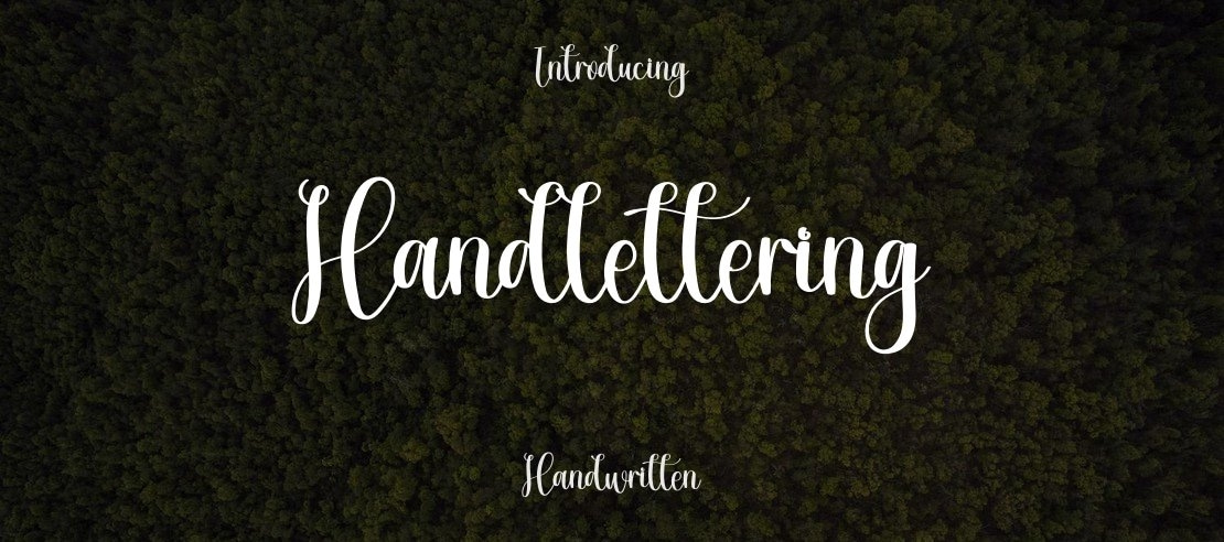 Handlettering Font