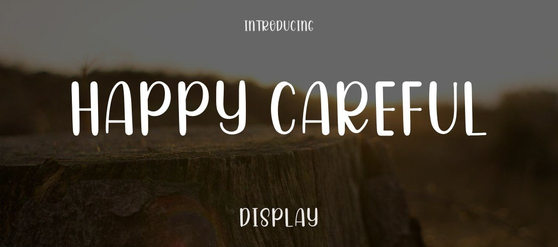 HAPPY Careful Font Family