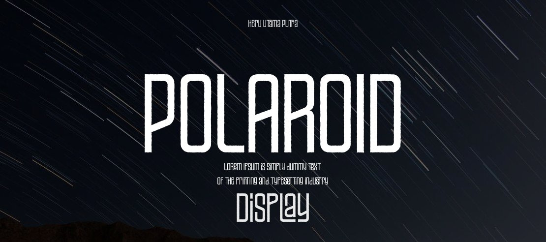 POLAROID Font