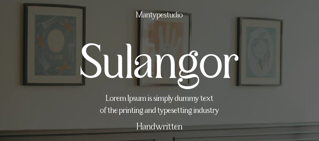 Sulangor Font Family