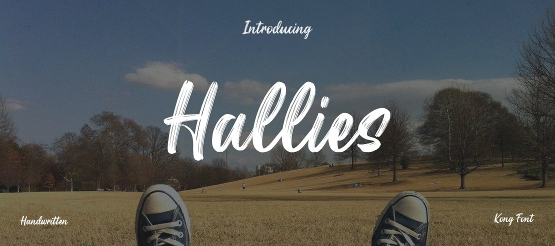 Hallies Font