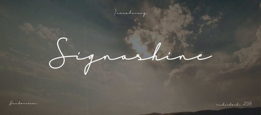 Signashine Font