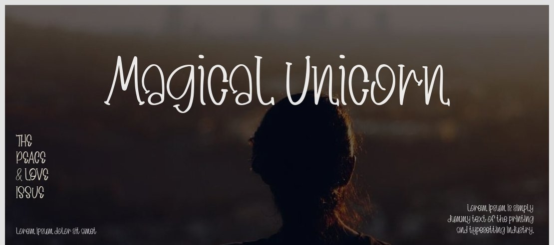Magical Unicorn Font