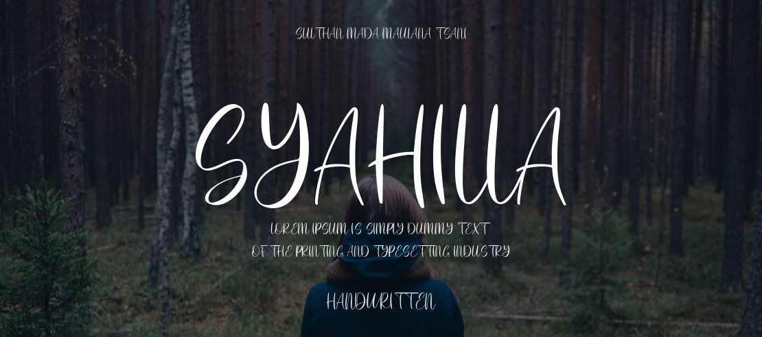 Syahilla Font