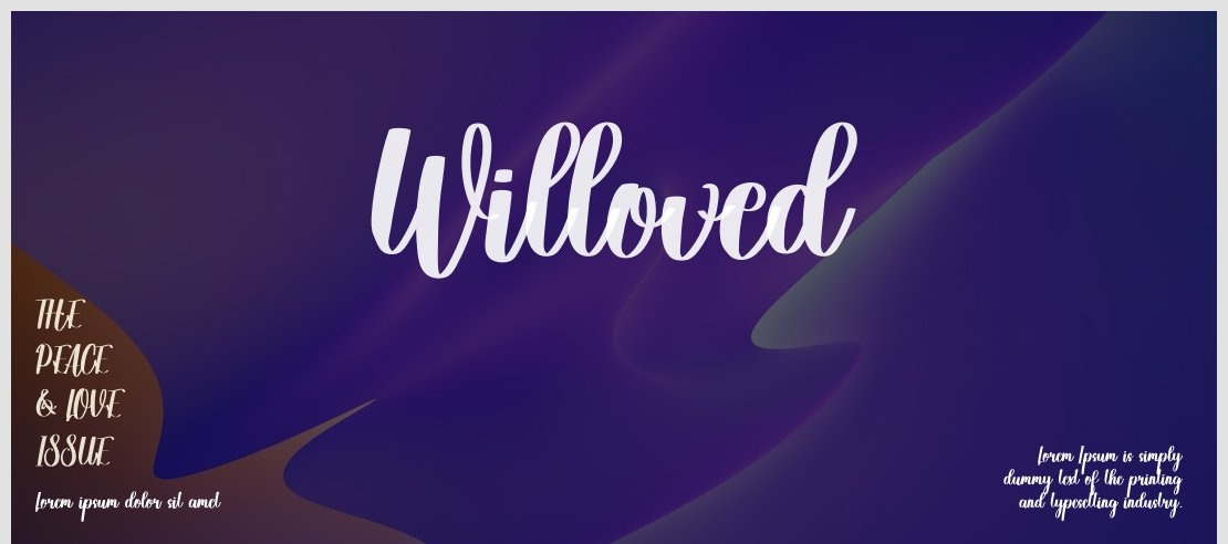 Willoved Font