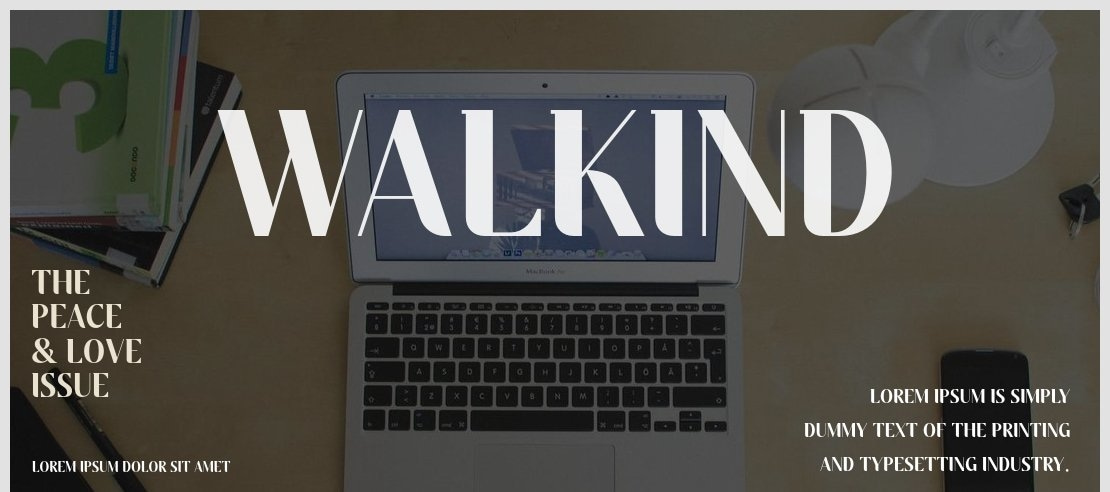 Walkind Font