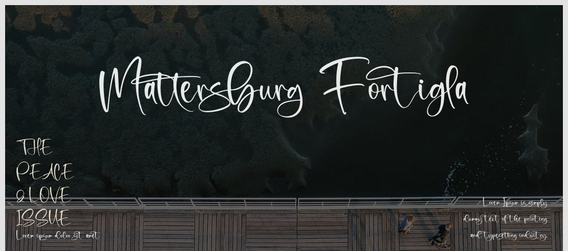 Mattersburg Fortigla Font