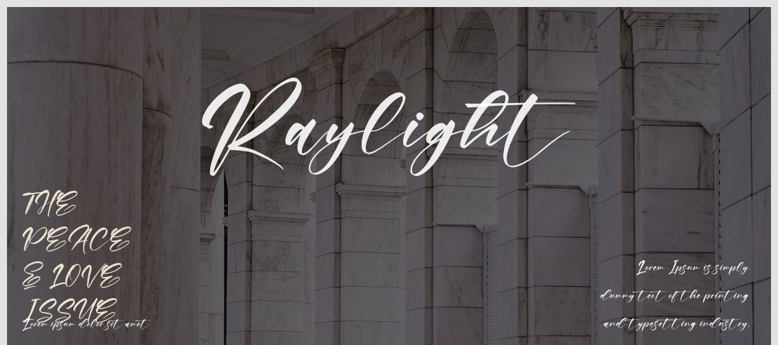 Raylight Font