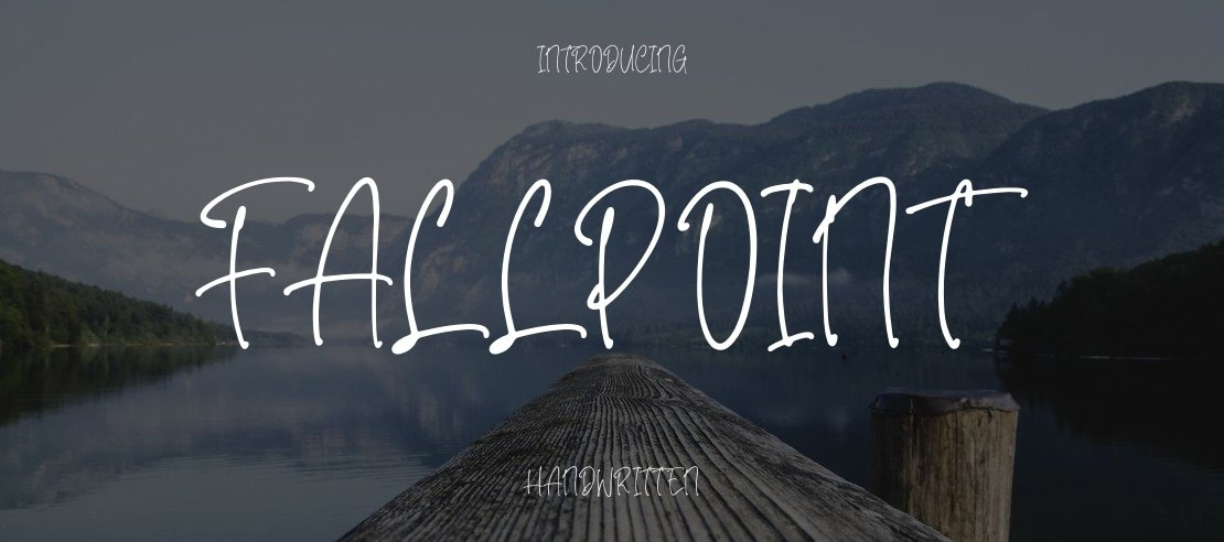 Fallpoint Font