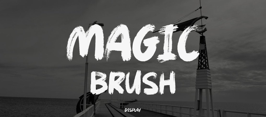 Magic Brush Font