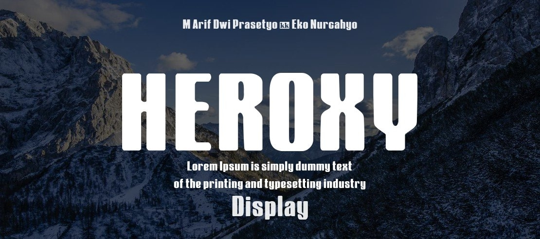 Heroxy Font