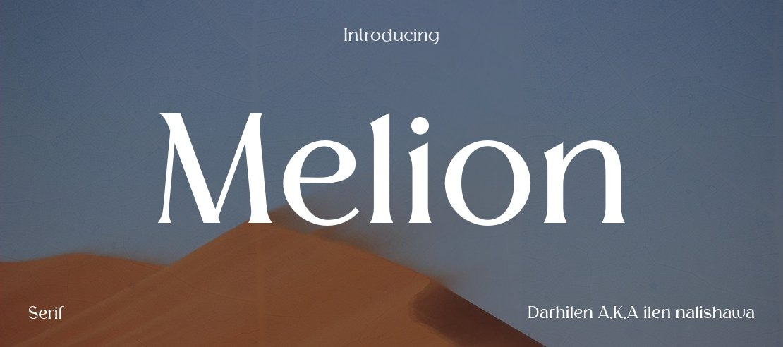 Melion Font Family