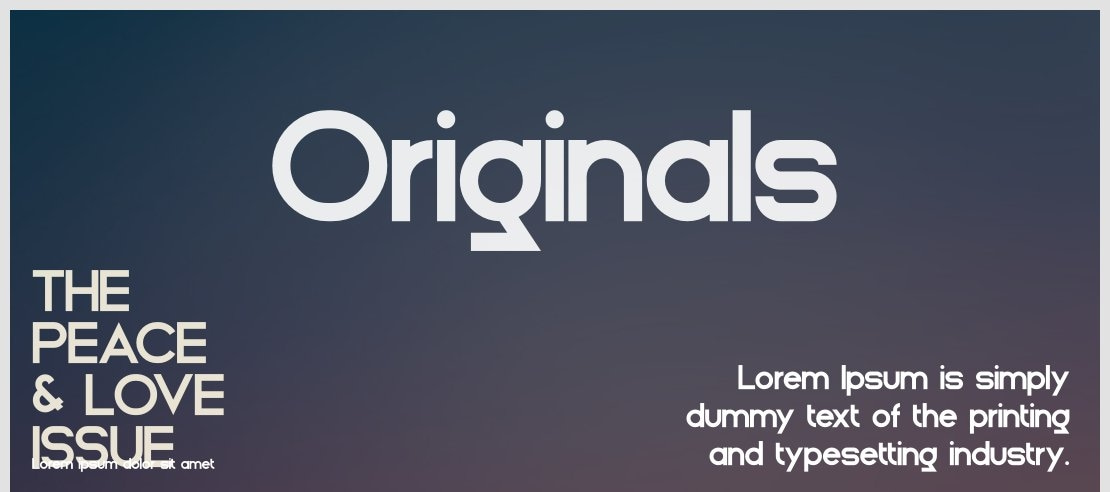 Originals Font