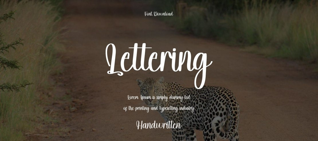 Lettering Font