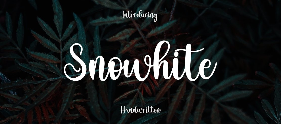 Snowhite Font