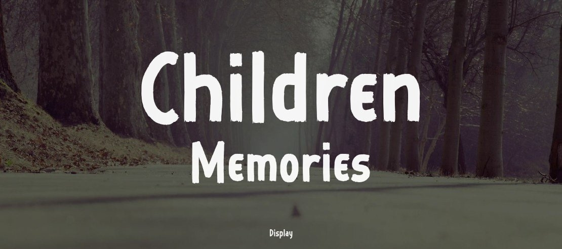 Children Memories Font