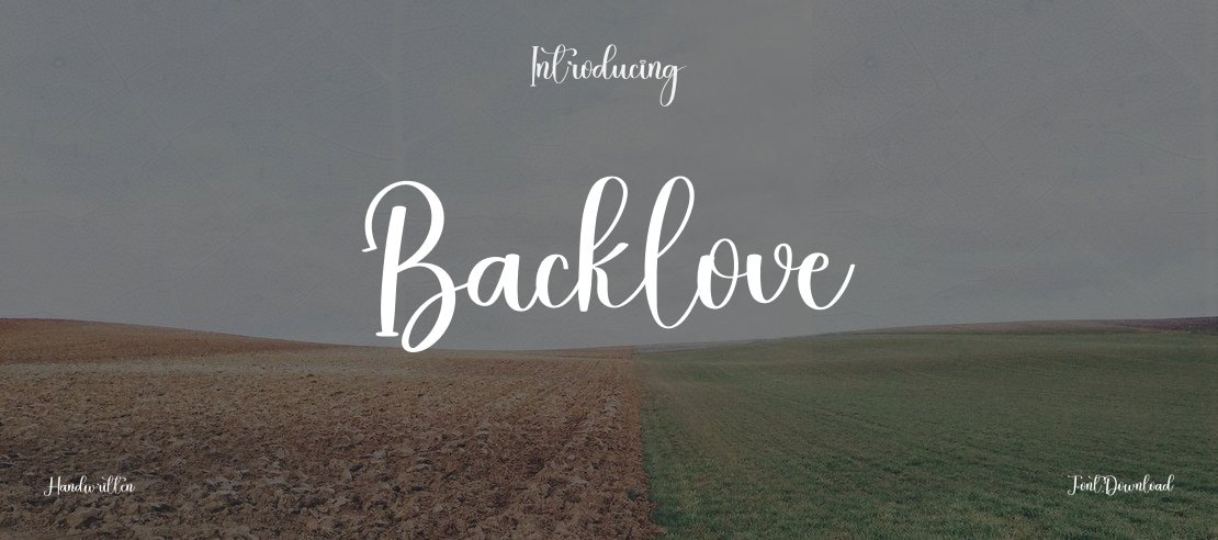 Backlove Font