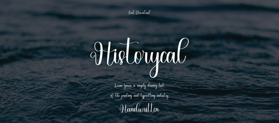 Historycal Font