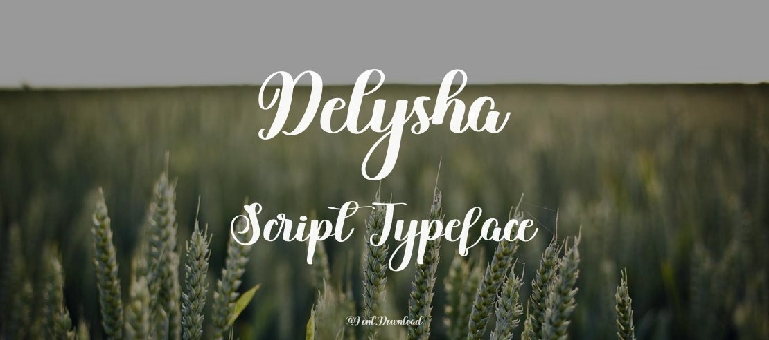 Delysha Script Font